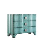 Melange Turquoise Crackle Chest