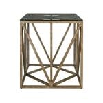 Curated Truss Square End Table