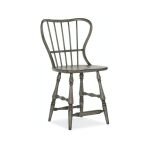 Ciao Bella Spindle Back Counter Stool in Speckled Grey