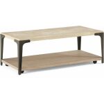 Omni Rectangular Coffee Table with Casters