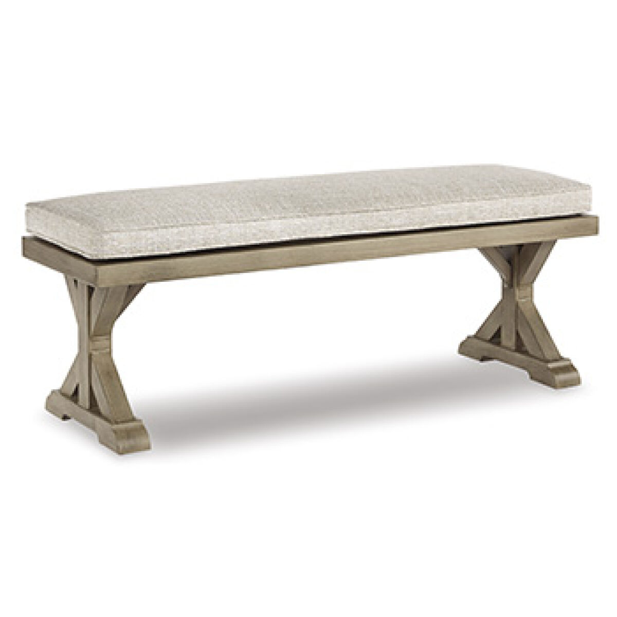 70202cb2d1735aafac3babeb2121473b Beachcroft Outdoor Bench with Cushion - Image 1