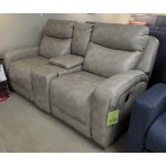 Double Console Loveseat in Scottsdale Taupe - Image 2