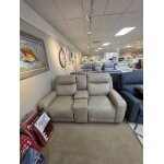 Double Console Loveseat in Scottsdale Taupe - Image 3