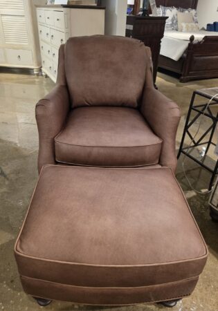 Leather Chair and Ottoman Clearance