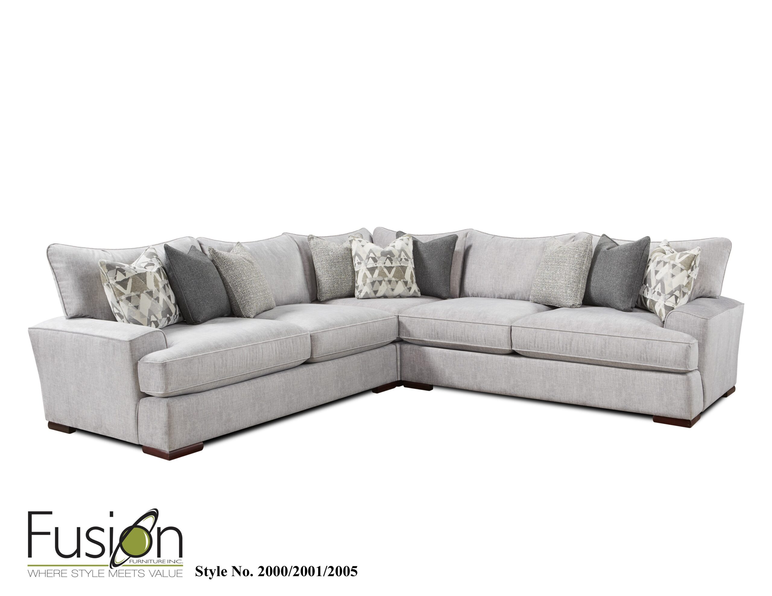 633e91c8ea7fd25ad2118723e1d41f9a Alton Silver Sofa(Corner) - Image 1