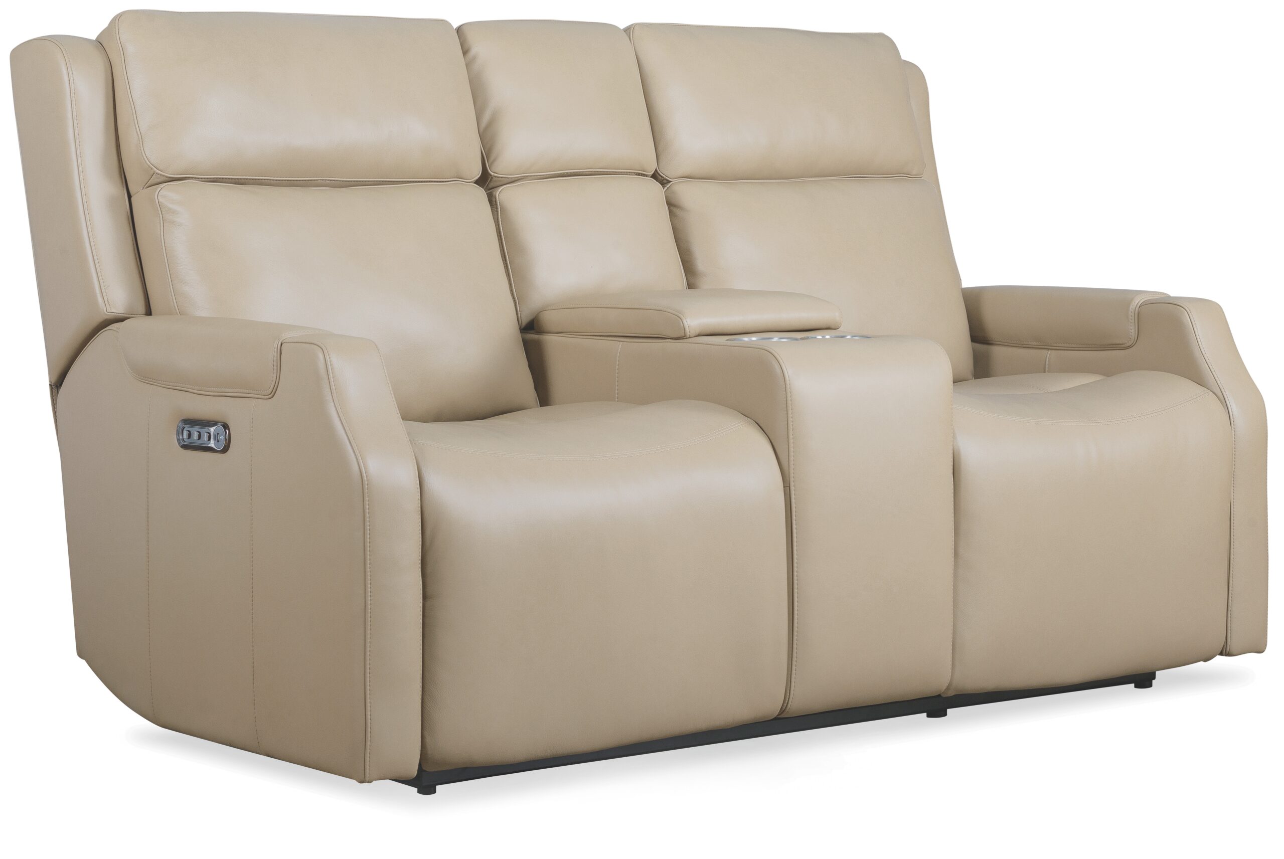 11be0f7f6272d6b533717eca3e30b6ea MS Living Room Nelson Zero Gravity Power Console Loveseat with Power Headrests and Lumbar - Image 1