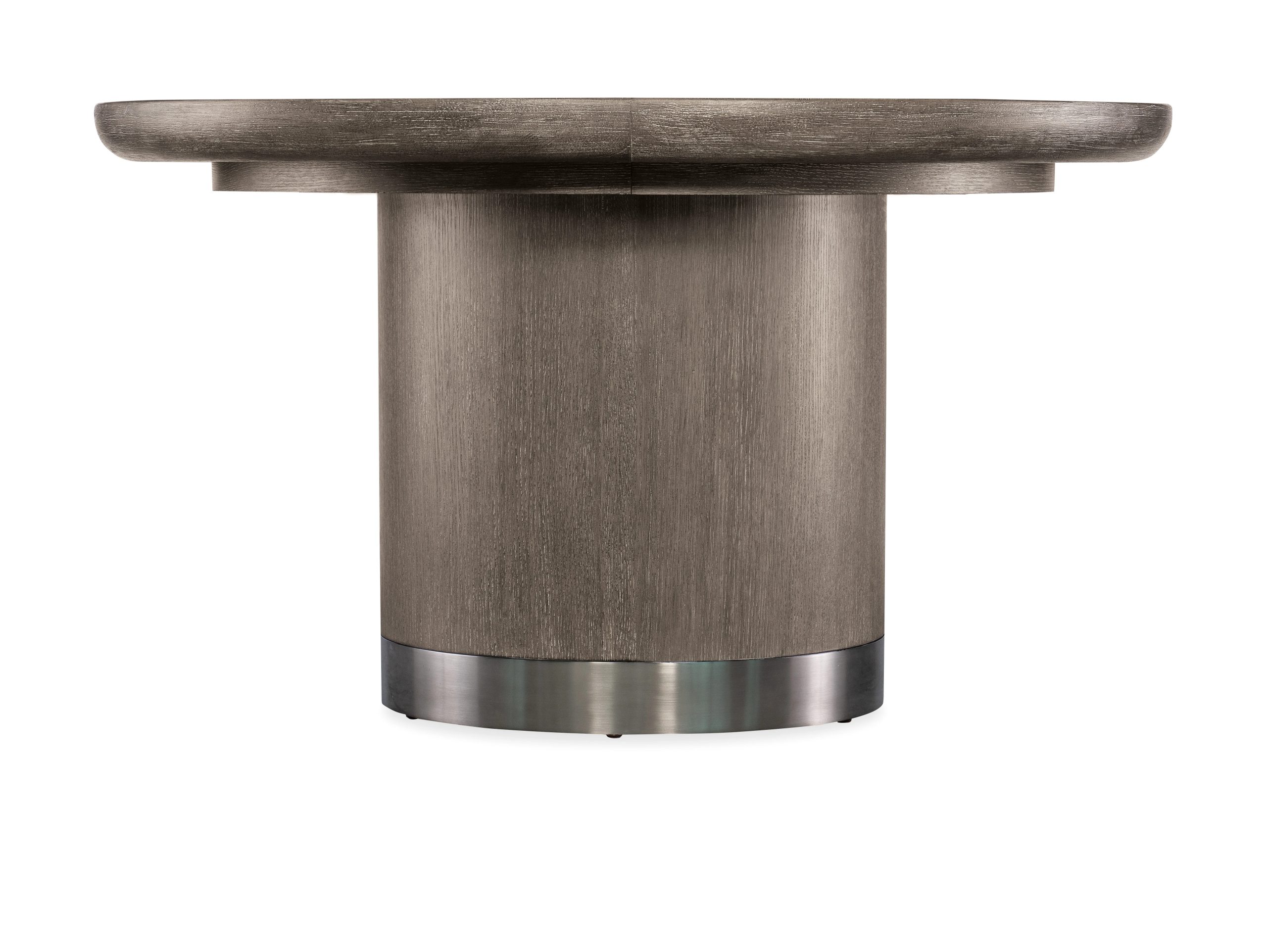 7bd97614ca548b6eab9ecadab2a36888 Modern Mood Round Dining Table with 1-18in Leaf - Image 1